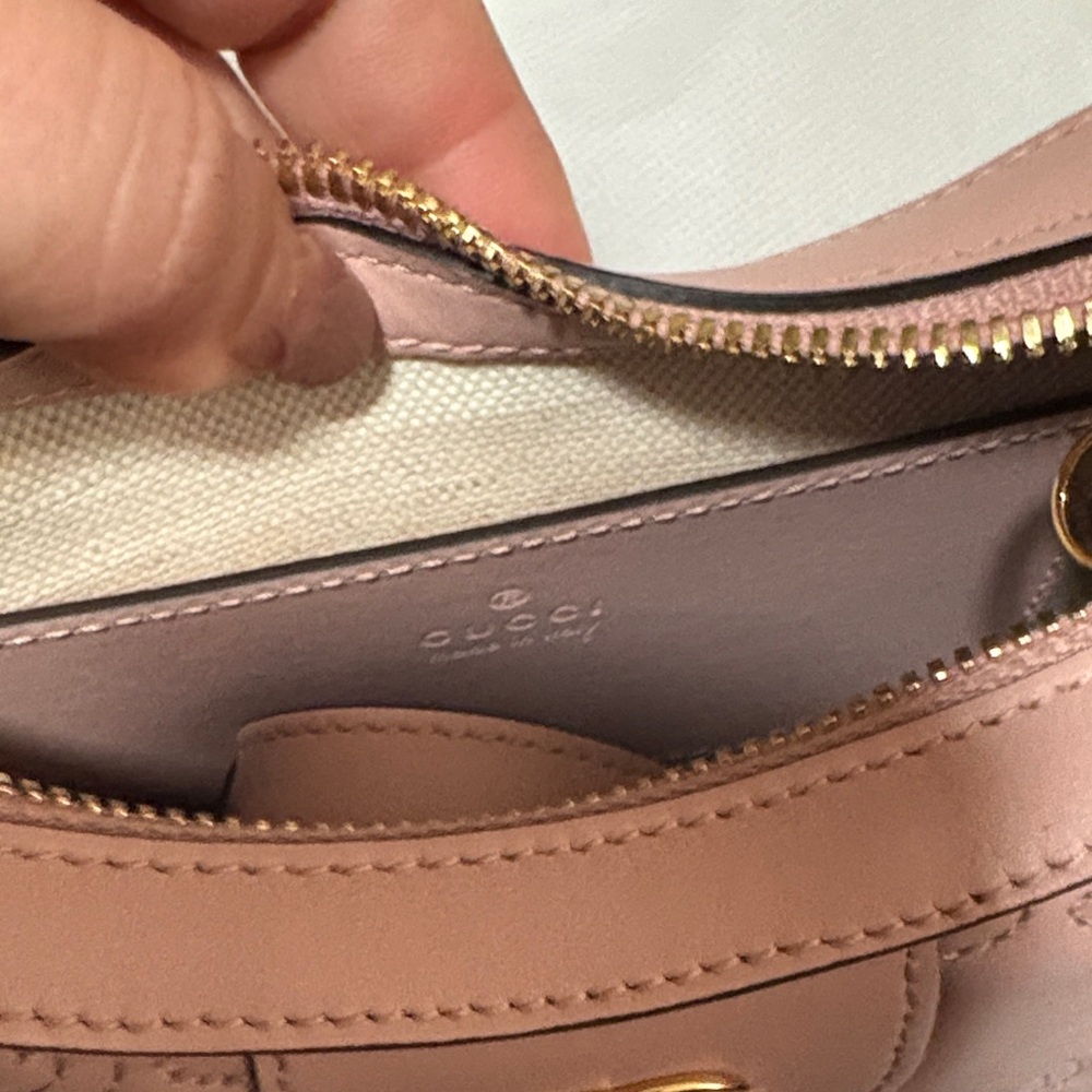 Gucci Light Pink Matalasse Mini Shoulder Bag View 6